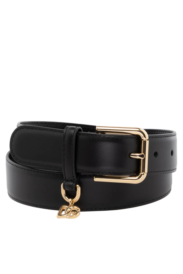 Dolce & Gabbana woman black women's genuine leather belt купить с ценами и фото 178595 - photo 1