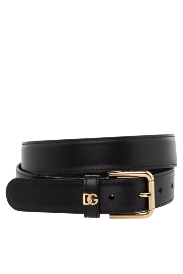 Dolce & Gabbana woman black women's genuine leather belt купить с ценами и фото 178596 - photo 1