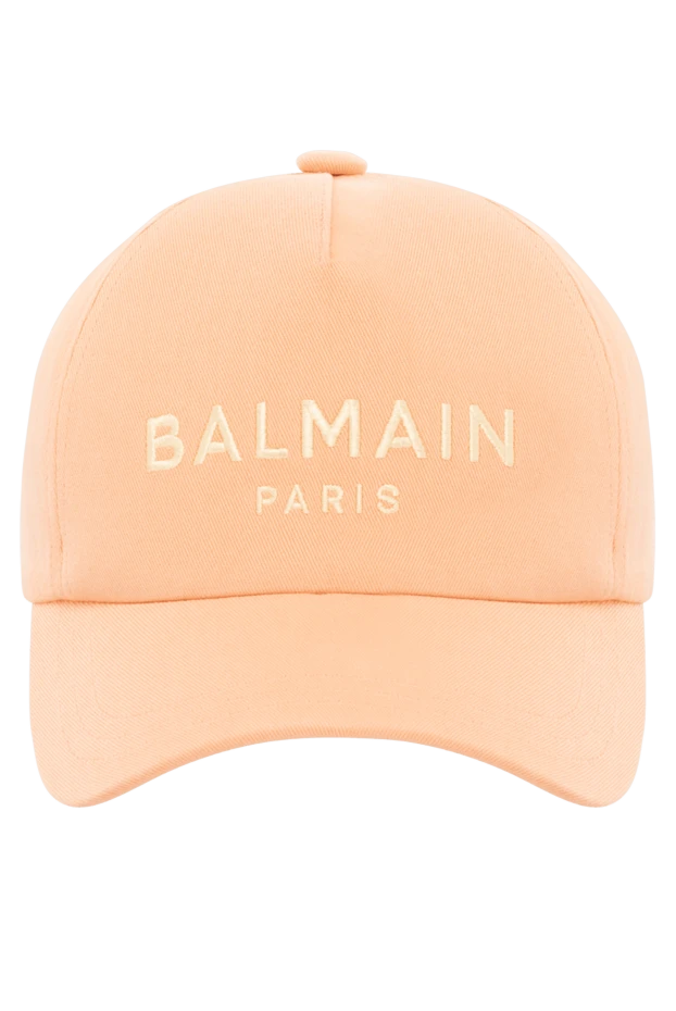 Balmain woman women's orange cotton cap купить с ценами и фото 178598 - photo 1