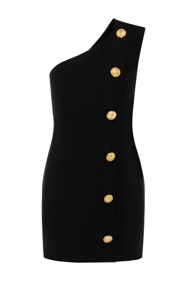 Balmain woman women's black wool dress купить с ценами и фото 178600 - photo 1