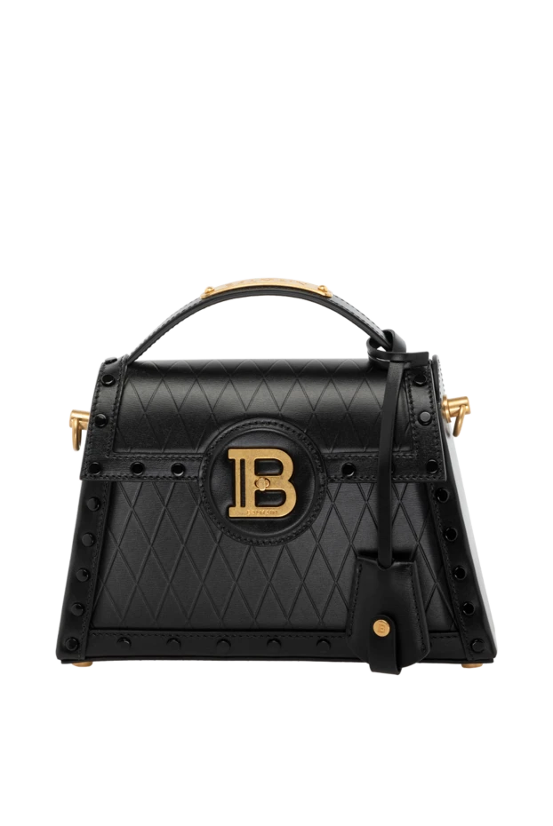 Balmain woman black women's genuine leather bag купить с ценами и фото 178607 - photo 1