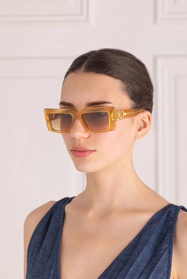 Balmain woman women's yellow plastic sunglasses купить с ценами и фото 178638 - photo 2