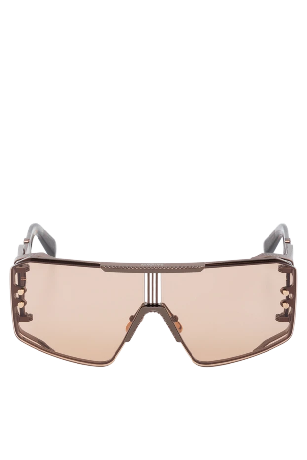 Balmain man glasses made of metal and plastic, brown for men купить с ценами и фото 178639 - photo 1