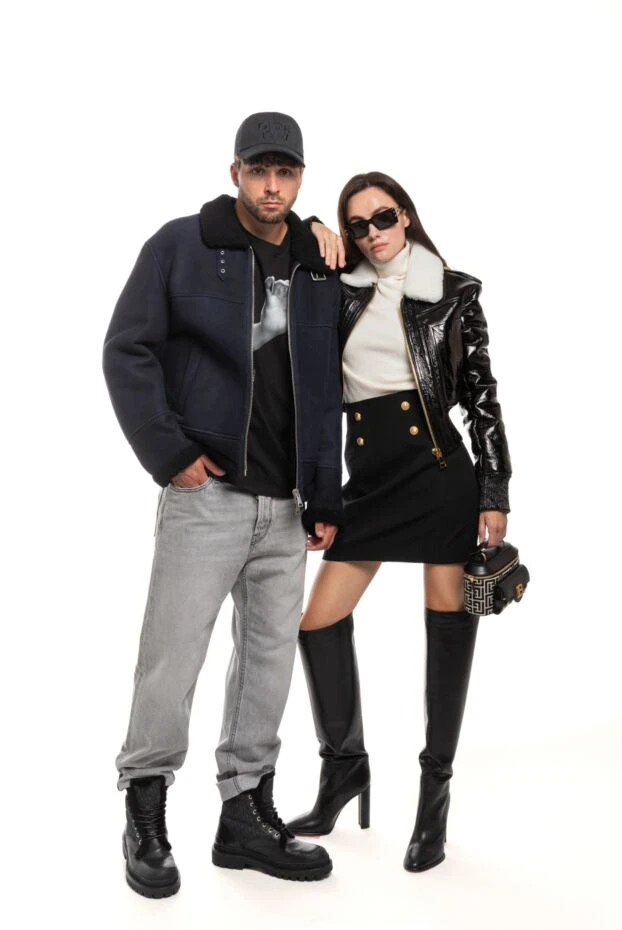 Dior ботинки из хлопка и кожи черные мужские на меху 178648 - фото 3