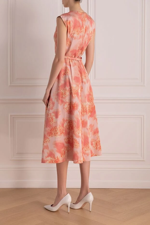 Dior summer sleeveless cotton dress in pink and orange tones 178655 - photo 3