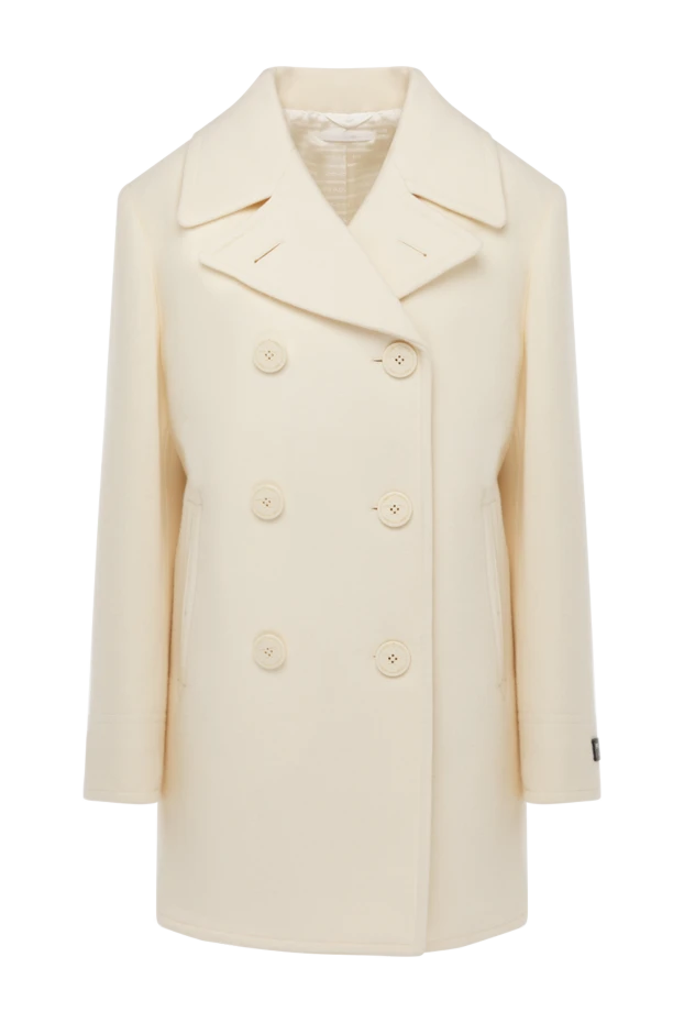 Prada woman white wool and polyamide coat for women купить с ценами и фото 178663 - photo 1