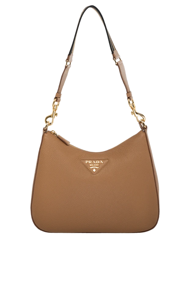 Prada woman brown women's genuine leather bag купить с ценами и фото 178671 - photo 1