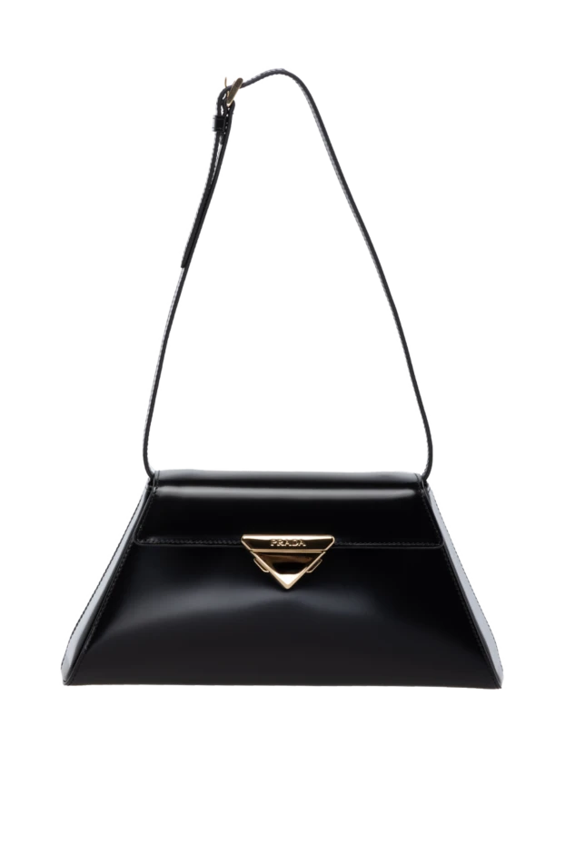 Prada woman black women's genuine leather bag купить с ценами и фото 178676 - photo 1