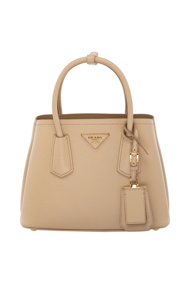 Prada woman beige women's genuine leather bag купить с ценами и фото 178680 - photo 1