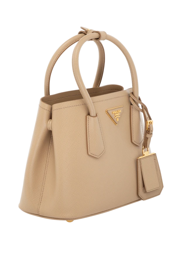 Prada woman beige women's genuine leather bag купить с ценами и фото 178680 - photo 2