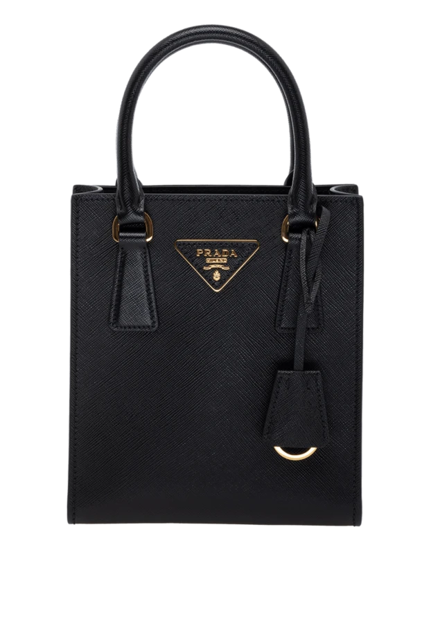 Prada woman women's black genuine leather bag купить с ценами и фото 178686 - photo 1