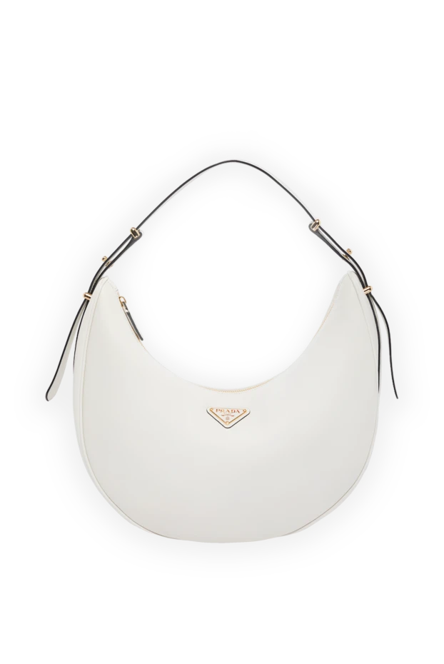 Prada woman white genuine leather women's bag купить с ценами и фото 178690 - photo 1