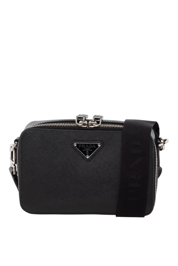 Prada man black genuine leather bag купить с ценами и фото 178698 - photo 1