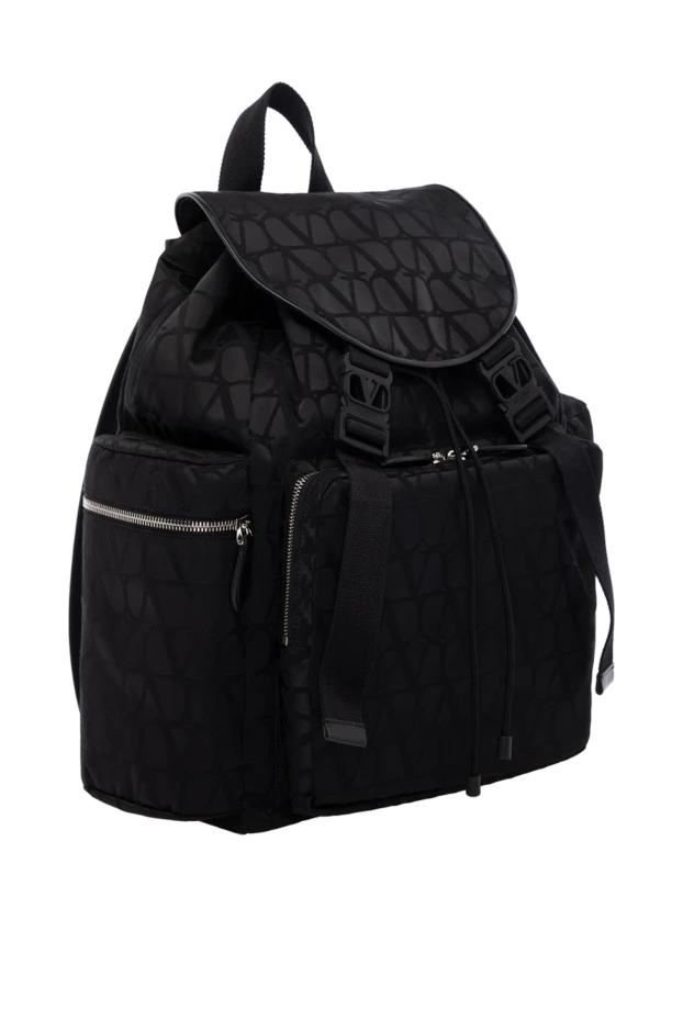 Valentino рюкзак черный мужской из полиэстера и хлопка 178727 - фото 3