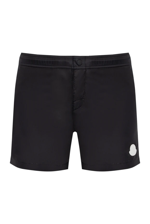 Moncler man men's black beach shorts made of polyamide купить с ценами и фото 178733 - photo 1