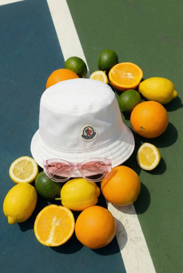 Panama hat made of polyester for women white - photo 2