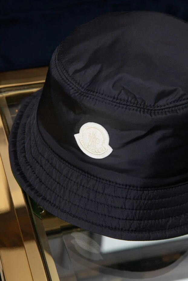 Ерлерге арналған полиэфирден жасалған шелек қалпақ, қара - фото 2