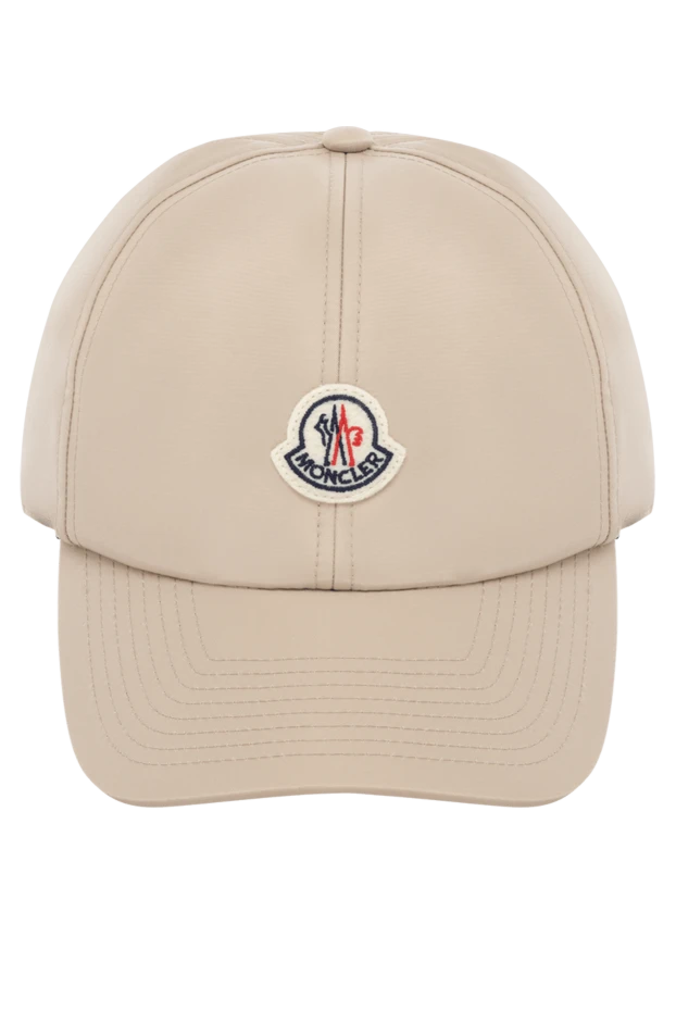 Moncler woman women's beige cotton cap купить с ценами и фото 178740 - photo 1