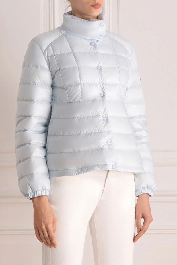 Moncler куртка из полиамида женская голубая 178742 - фото 3