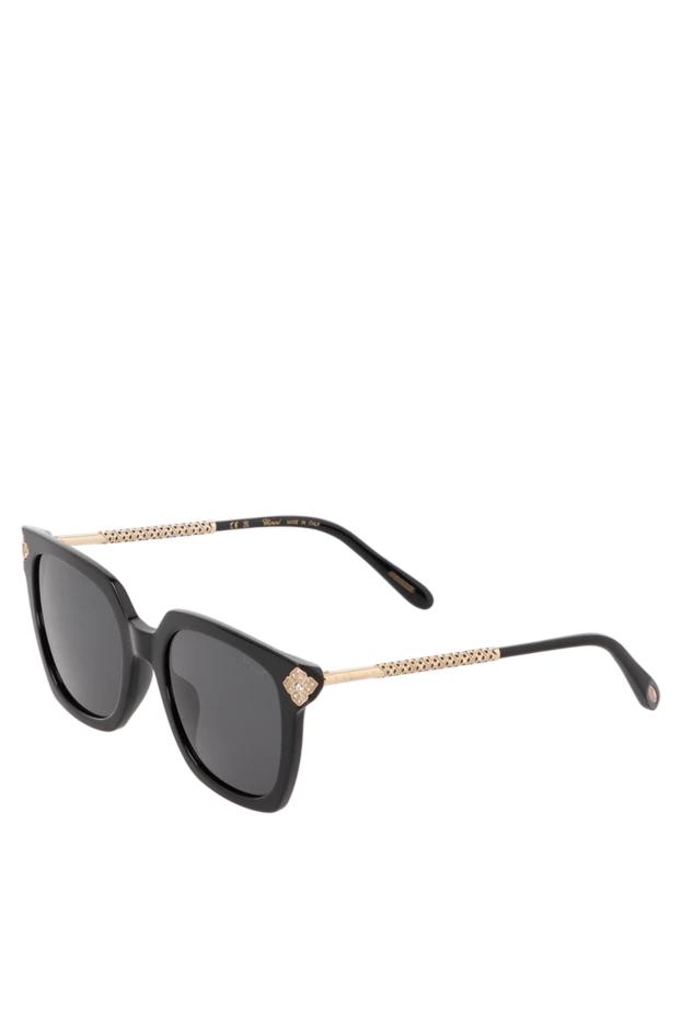 Chopard очки черные классические с темными линзами и изящной отделкой
 178748 - фото 3