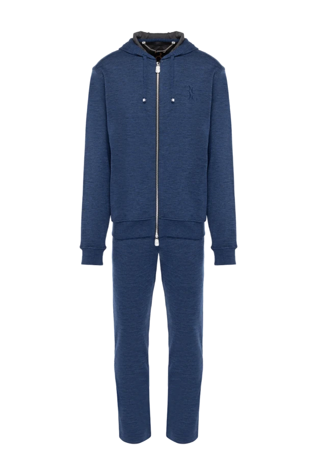 Billionaire man men's blue walking suit made of cashmere and silk купить с ценами и фото 178788 - photo 1