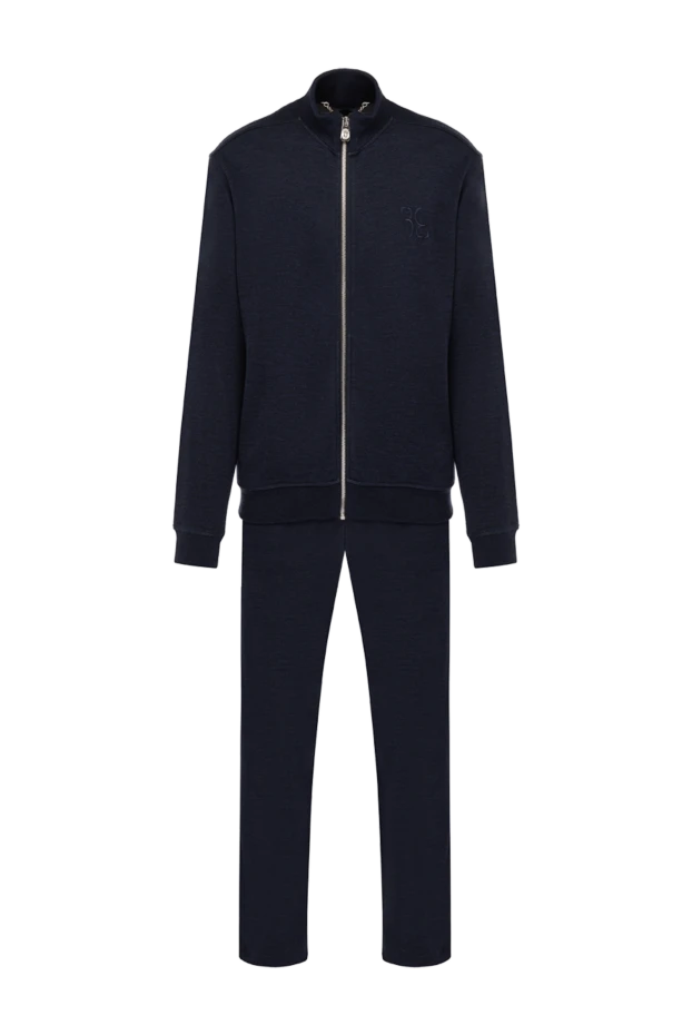 Billionaire man men's blue walking suit made of cashmere and silk купить с ценами и фото 178789 - photo 1