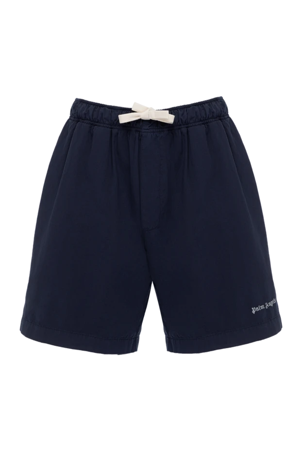 Palm Angels man men's blue cotton shorts купить с ценами и фото 178819 - photo 1