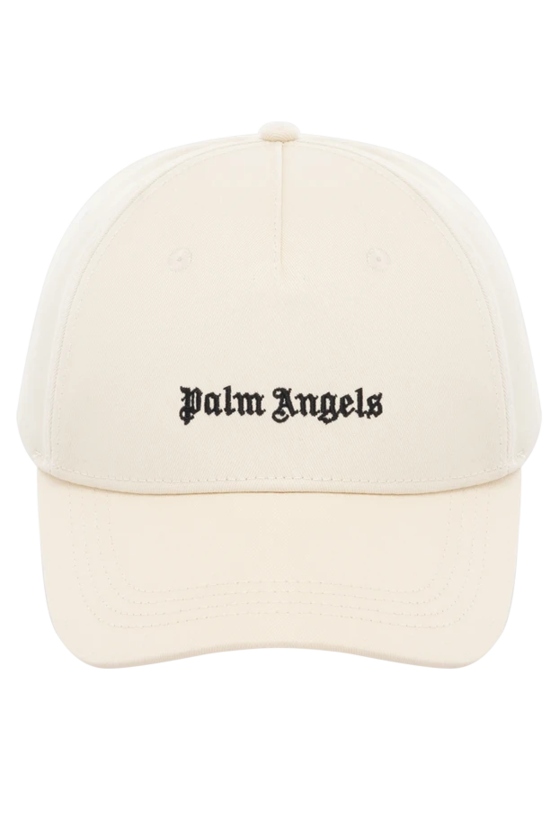 Palm Angels man cotton cap for men, beige купить с ценами и фото 178826 - photo 1