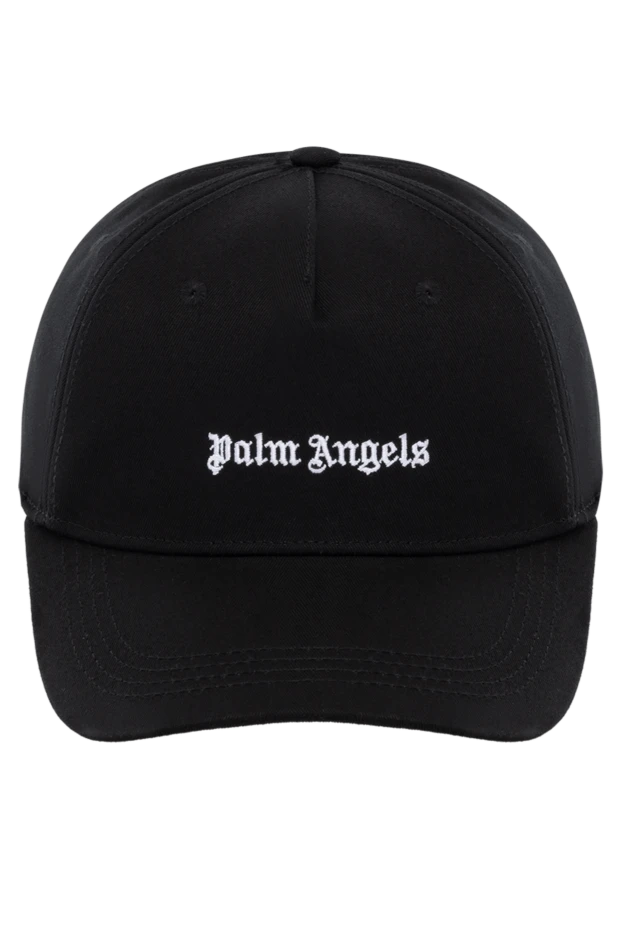 Palm Angels Ерлердікі ерлерге арналған қара мақта қалпақ купить с ценами и фото 178827 - фото 1