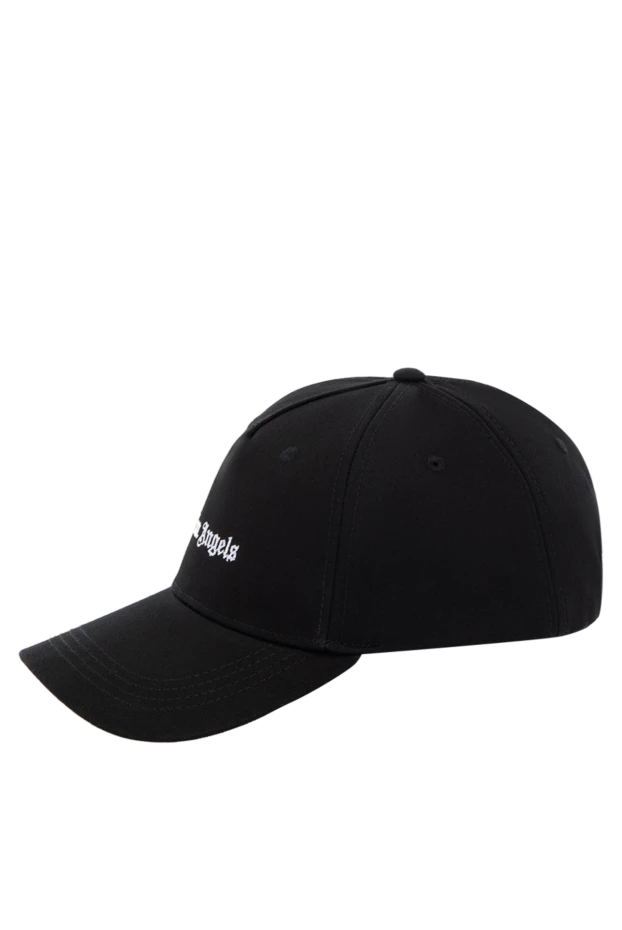 Palm Angels men's black baseball cap with a gothic logo 178827 - photo 3