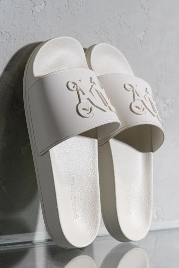 Palm Angels white rubber slippers for men 178834 - photo 2