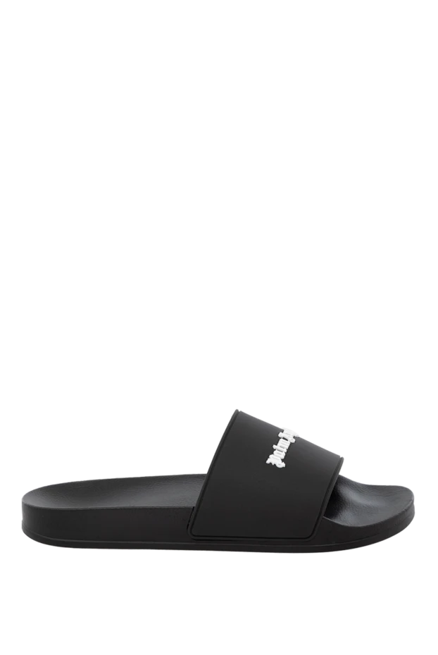 Palm Angels man black rubber slippers for men купить с ценами и фото 178835 - photo 1