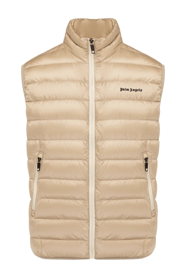 Palm Angels man beige men's vest made of polyamide купить с ценами и фото 178839 - photo 1