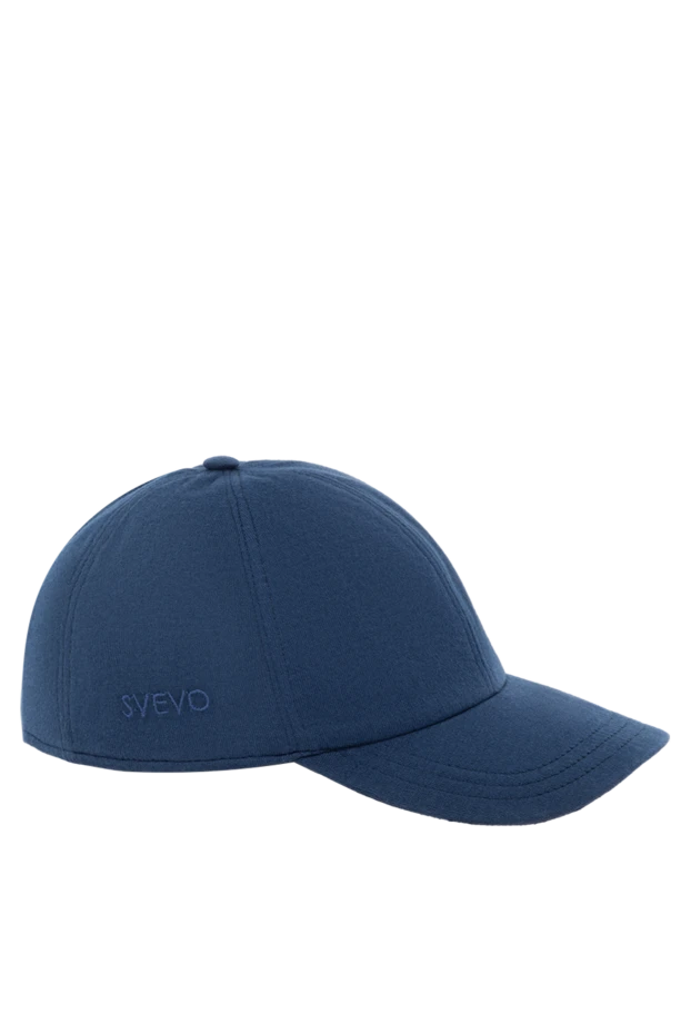 Svevo кепка синяя мужская из хлопка 178872 - фото 3