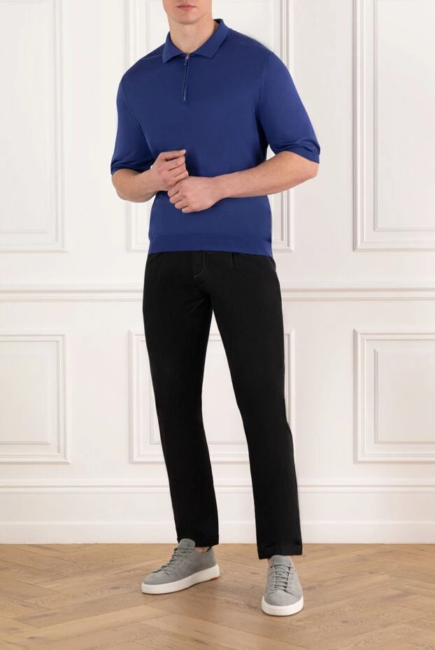 Svevo ерлерге арналған көк найзағайлы жібек полосы 178891 - фото 2