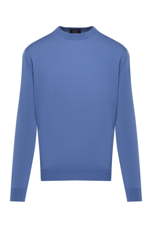 Svevo man long sleeve wool jumper for men, blue купить с ценами и фото 178943 - photo 1