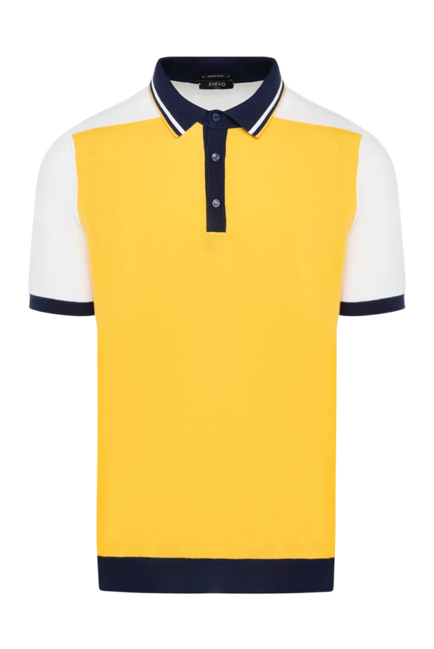 Svevo man yellow cotton polo for men купить с ценами и фото 178949 - photo 1