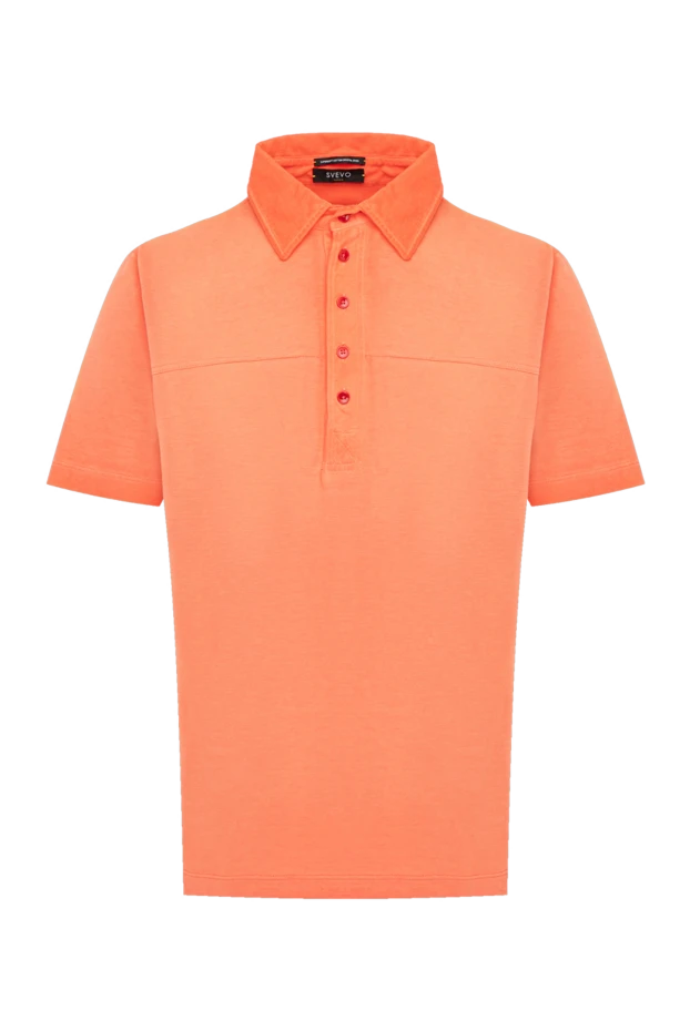 Svevo man men's orange cotton polo купить с ценами и фото 178952 - photo 1