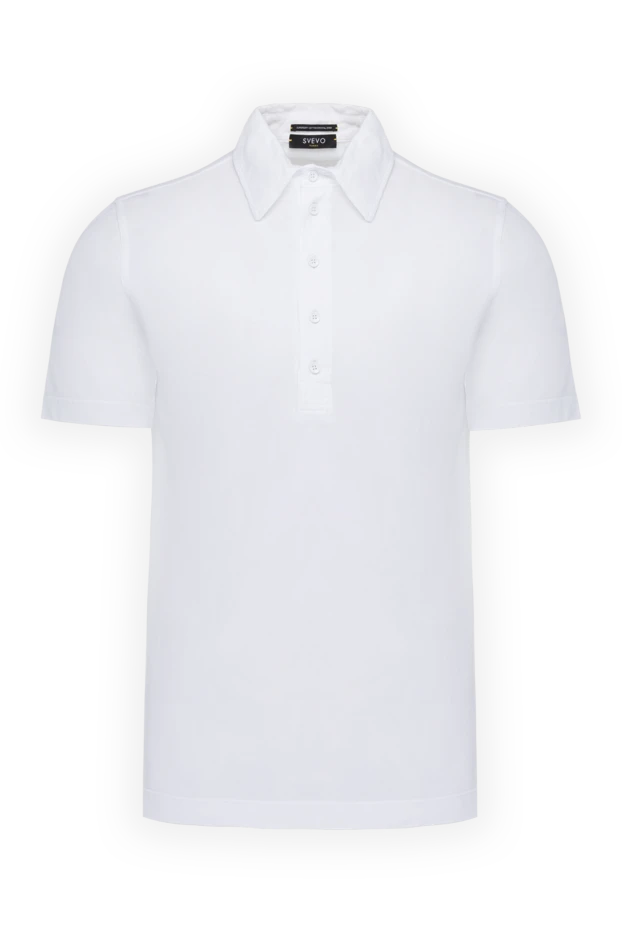 Svevo man white cotton polo for men купить с ценами и фото 178954 - photo 1