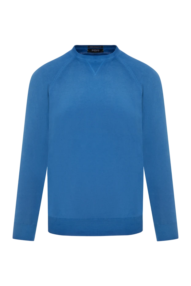 Blue long sleeve jumper for men - photo 1