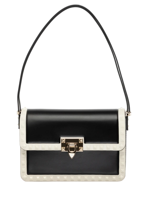 Valentino woman black women's genuine leather bag купить с ценами и фото 178972 - photo 1