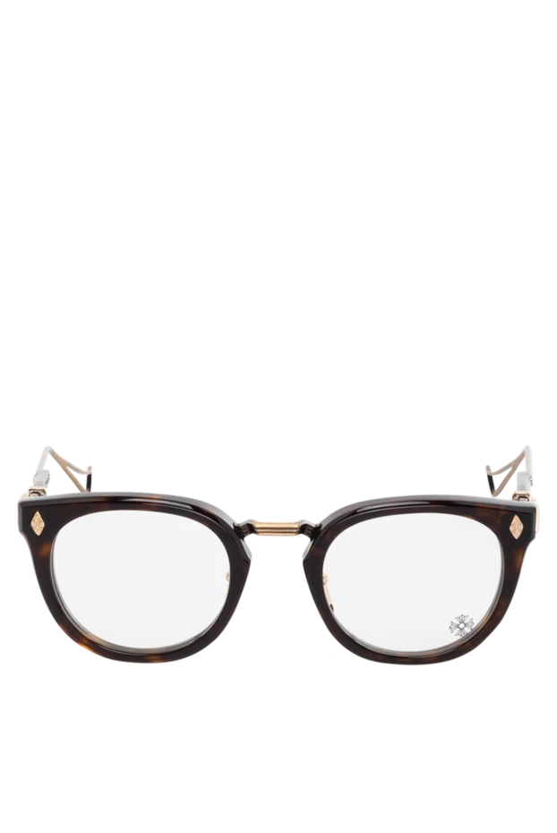 Chrome Hearts man glasses frames made of metal and plastic, black, for men купить с ценами и фото 178993 - photo 1