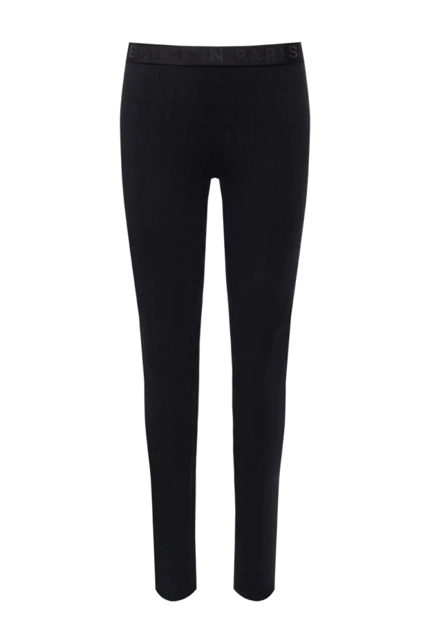 Balmain woman women's black leggings made of polyamide and elastane купить с ценами и фото 179002 - photo 1