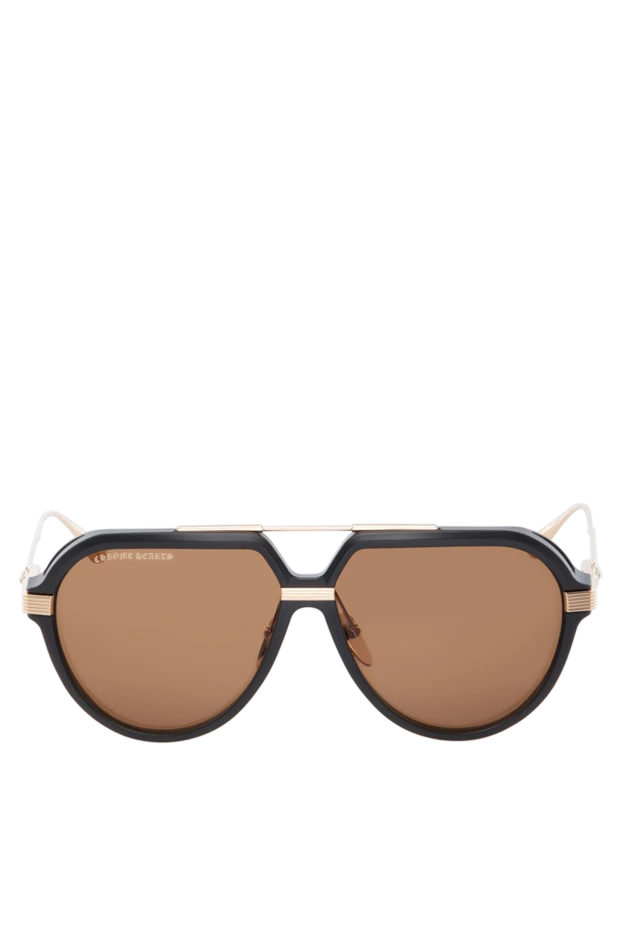 Chrome Hearts man glasses made of metal and plastic black for men купить с ценами и фото 179011 - photo 1