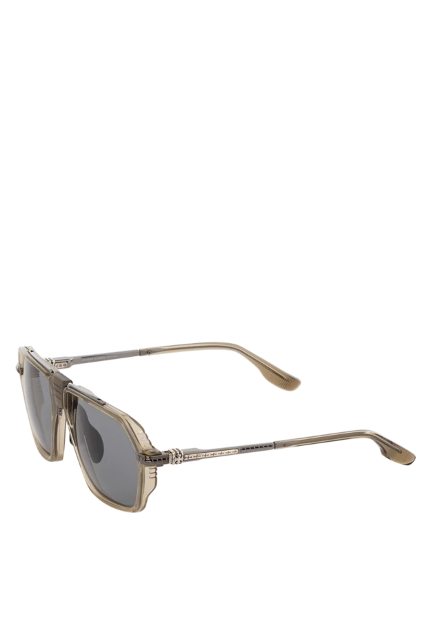 Chrome Hearts beige metal and plastic glasses for men 179021 - photo 3
