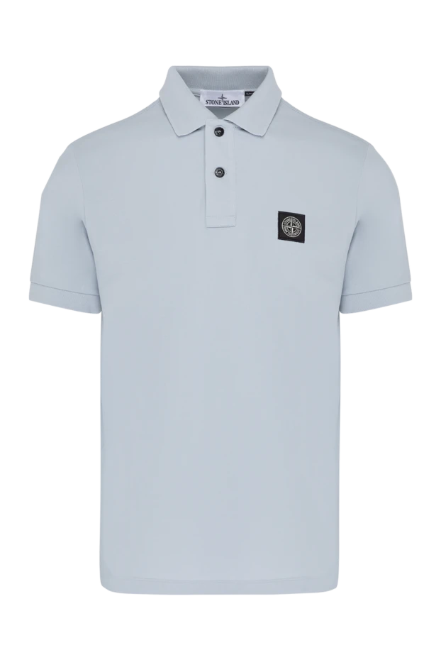 Stone Island man men's gray cotton polo купить с ценами и фото 179042 - photo 1