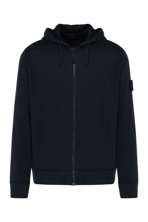 Stone Island man men's black sports jacket made of cotton купить с ценами и фото 179054 - photo 1