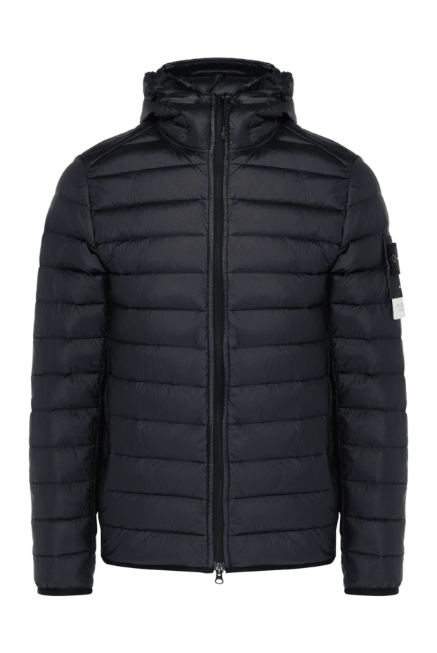 Stone Island man men's blue jacket made of polyamide купить с ценами и фото 179055 - photo 1