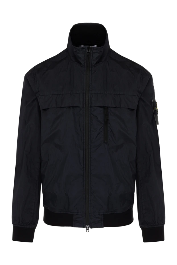 Stone Island man men's blue jacket made of polyamide купить с ценами и фото 179057 - photo 1