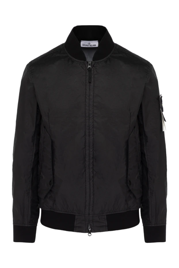 Stone Island man black men's jacket made of polyamide купить с ценами и фото 179059 - photo 1